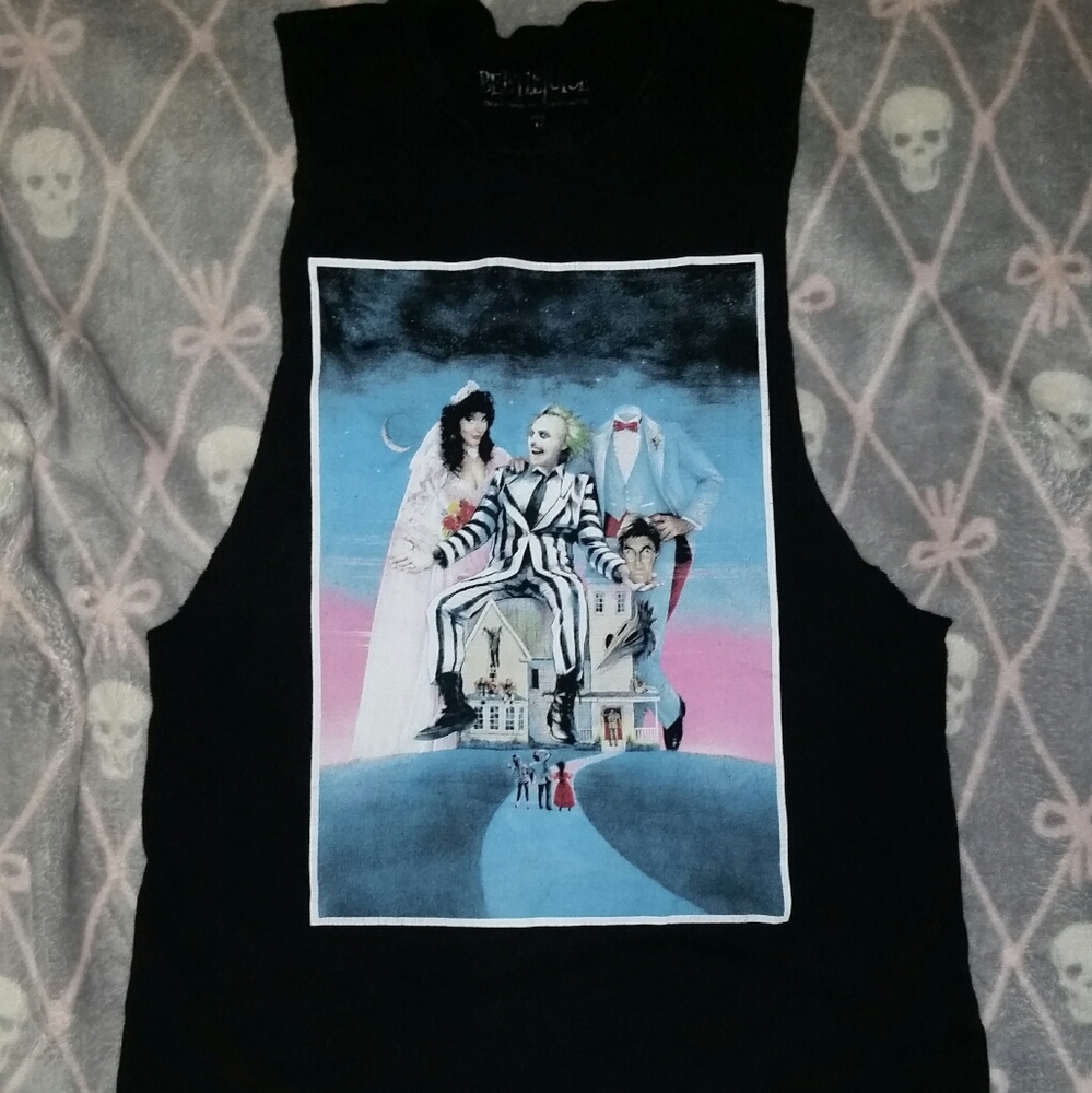 Beetle juice muscle tee